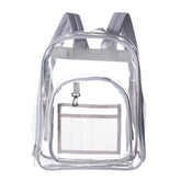 PVC Transparent Waterproof Backpack Student School Bag